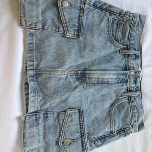 Aritzia Women's Blue Skirt